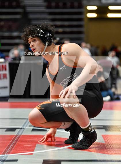 Thumbnail 3 in PIAA Boys AA/AAA Wrestling Championship photogallery.