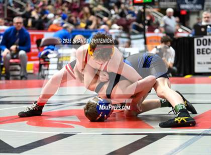 Thumbnail 1 in PIAA Boys AA/AAA Wrestling Championship photogallery.