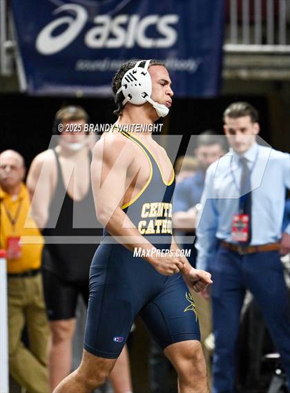 Thumbnail 3 in PIAA Boys AA/AAA Wrestling Championship photogallery.