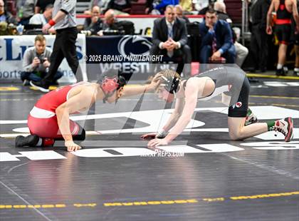 Thumbnail 3 in PIAA Boys AA/AAA Wrestling Championship photogallery.