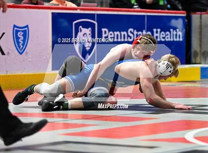Thumbnail 1 in PIAA Boys AA/AAA Wrestling Championship photogallery.