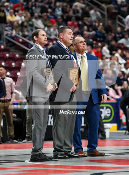 Thumbnail 2 in PIAA Boys AA/AAA Wrestling Championship photogallery.
