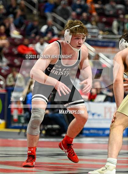 Thumbnail 1 in PIAA Boys AA/AAA Wrestling Championship photogallery.
