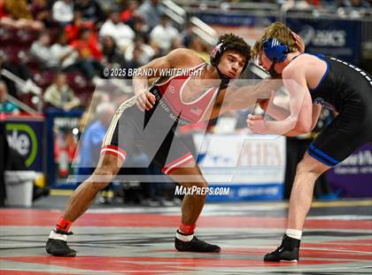 Thumbnail 1 in PIAA Boys AA/AAA Wrestling Championship photogallery.