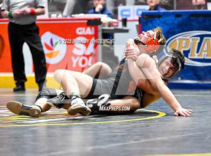 Thumbnail 3 in PIAA Boys AA/AAA Wrestling Championship photogallery.