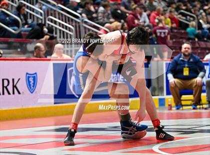 Thumbnail 3 in PIAA Boys AA/AAA Wrestling Championship photogallery.