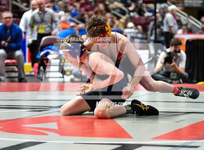 Thumbnail 3 in PIAA Boys AA/AAA Wrestling Championship photogallery.