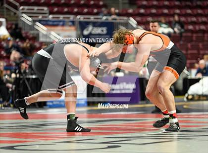 Thumbnail 1 in PIAA Boys AA/AAA Wrestling Championship photogallery.
