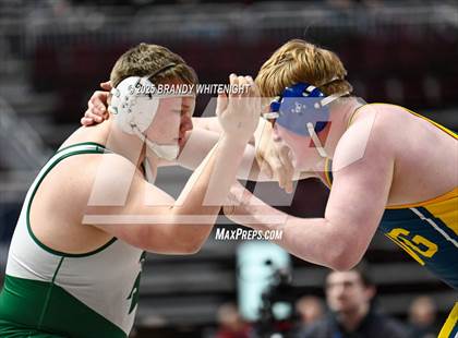 Thumbnail 1 in PIAA Boys AA/AAA Wrestling Championship photogallery.