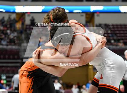 Thumbnail 1 in PIAA Boys AA/AAA Wrestling Championship photogallery.
