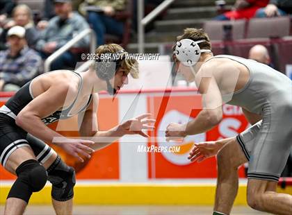 Thumbnail 2 in PIAA Boys AA/AAA Wrestling Championship photogallery.