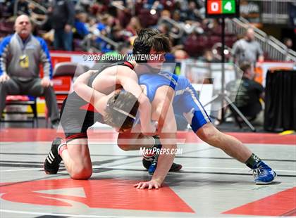 Thumbnail 2 in PIAA Boys AA/AAA Wrestling Championship photogallery.