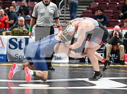 Thumbnail 2 in PIAA Boys AA/AAA Wrestling Championship photogallery.