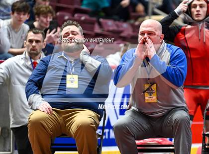 Thumbnail 2 in PIAA Boys AA/AAA Wrestling Championship photogallery.