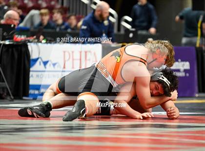 Thumbnail 2 in PIAA Boys AA/AAA Wrestling Championship photogallery.