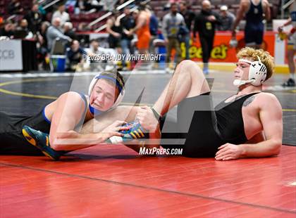 Thumbnail 3 in PIAA Boys AA/AAA Wrestling Championship photogallery.