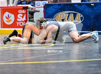 Thumbnail 2 in PIAA Boys AA/AAA Wrestling Championship photogallery.