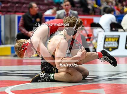 Thumbnail 2 in PIAA Boys AA/AAA Wrestling Championship photogallery.