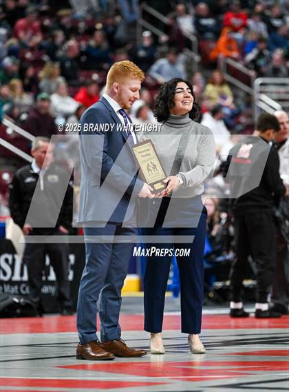 Thumbnail 1 in PIAA Boys AA/AAA Wrestling Championship photogallery.