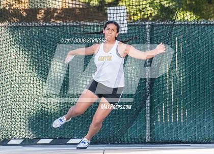 Thumbnail 1 in CIF State Track and Field Championships (Girls Discus Finals) photogallery.