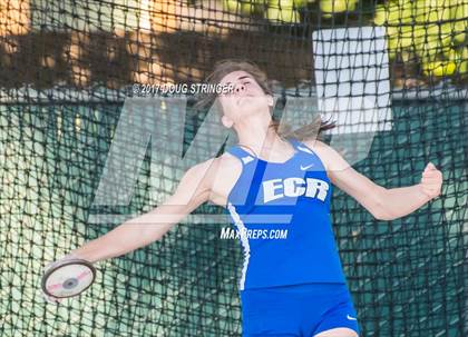 Thumbnail 3 in CIF State Track and Field Championships (Girls Discus Finals) photogallery.