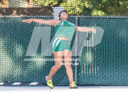 Thumbnail 3 in CIF State Track and Field Championships (Girls Discus Finals) photogallery.