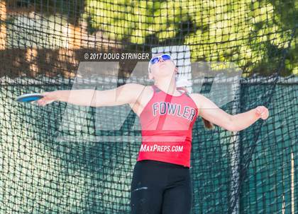 Thumbnail 2 in CIF State Track and Field Championships (Girls Discus Finals) photogallery.