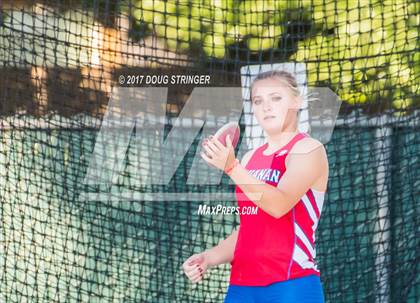 Thumbnail 2 in CIF State Track and Field Championships (Girls Discus Finals) photogallery.