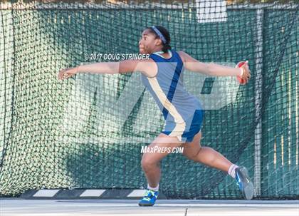 Thumbnail 1 in CIF State Track and Field Championships (Girls Discus Finals) photogallery.