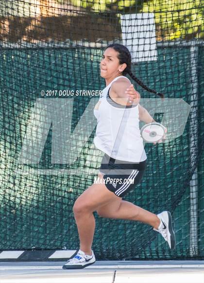 Thumbnail 3 in CIF State Track and Field Championships (Girls Discus Finals) photogallery.