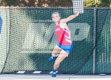 Thumbnail 3 in CIF State Track and Field Championships (Girls Discus Finals) photogallery.