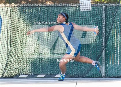Thumbnail 3 in CIF State Track and Field Championships (Girls Discus Finals) photogallery.