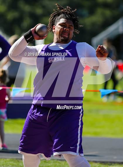 Thumbnail 1 in Jesuit @ Sunset (Shot Put) photogallery.