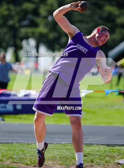 Thumbnail 2 in Jesuit @ Sunset (Shot Put) photogallery.