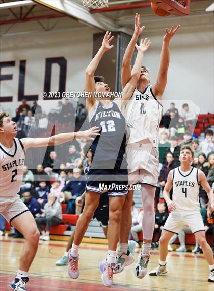 Thumbnail 3 in Wilton vs. Staples (FCIAC Quarterfinals) photogallery.