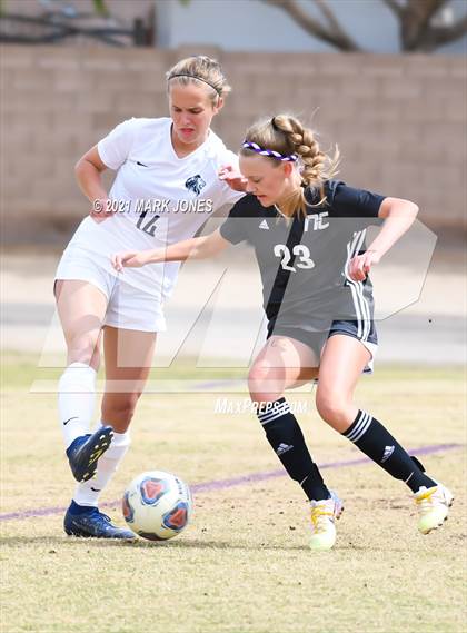 Thumbnail 1 in Northwest Christian vs. Pusch Ridge Christian Academy (AIA 3A Quarterfinal)  photogallery.