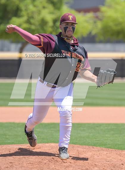 Thumbnail 2 in Tolleson vs Red Mountain (AIA 6A Round 1A Playoff) photogallery.