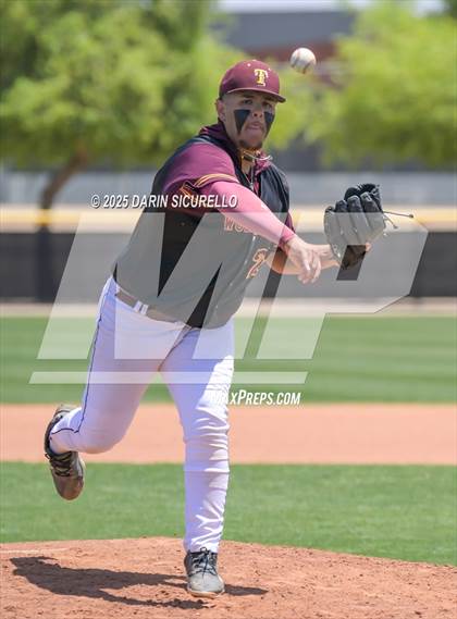 Thumbnail 3 in Tolleson vs Red Mountain (AIA 6A Round 1A Playoff) photogallery.