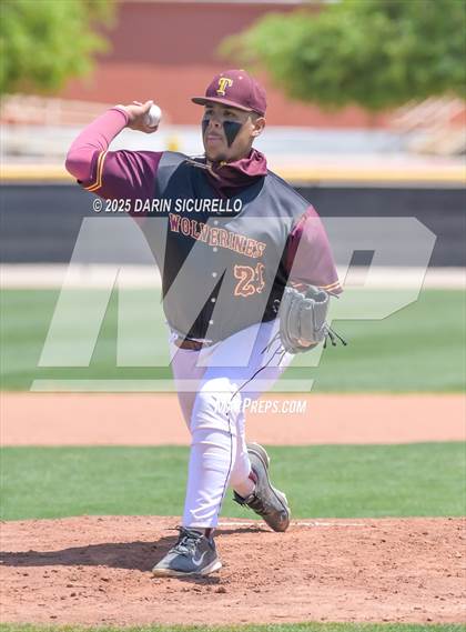 Thumbnail 3 in Tolleson vs Red Mountain (AIA 6A Round 1A Playoff) photogallery.