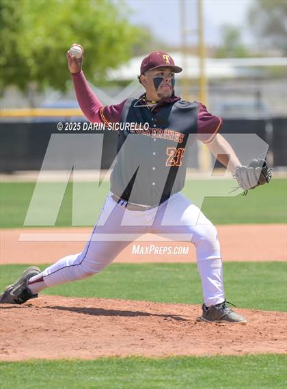 Thumbnail 1 in Tolleson vs Red Mountain (AIA 6A Round 1A Playoff) photogallery.