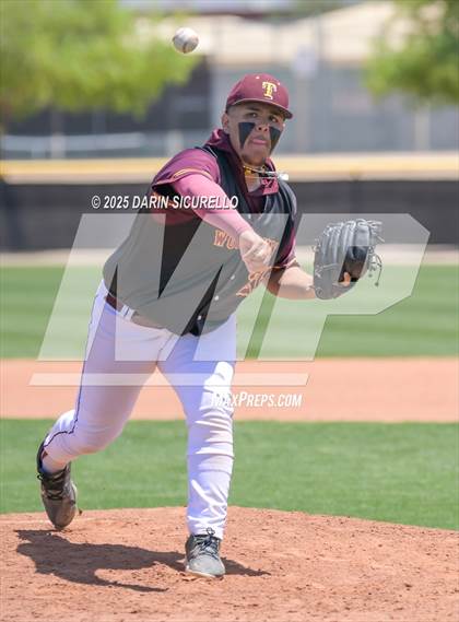 Thumbnail 3 in Tolleson vs Red Mountain (AIA 6A Round 1A Playoff) photogallery.