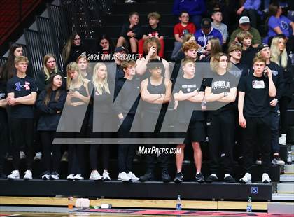 Thumbnail 3 in Franklin Community vs East Central (IHSAA 4A Section 14 Semifinal) photogallery.