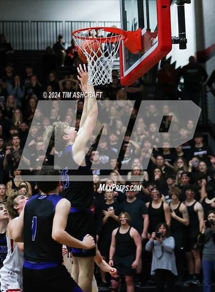 Thumbnail 3 in Franklin Community vs East Central (IHSAA 4A Section 14 Semifinal) photogallery.