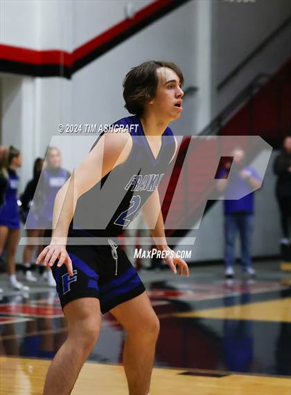 Thumbnail 2 in Franklin Community vs East Central (IHSAA 4A Section 14 Semifinal) photogallery.