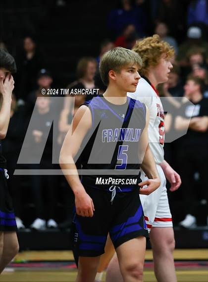 Thumbnail 3 in Franklin Community vs East Central (IHSAA 4A Section 14 Semifinal) photogallery.