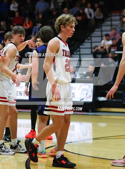Thumbnail 1 in Franklin Community vs East Central (IHSAA 4A Section 14 Semifinal) photogallery.