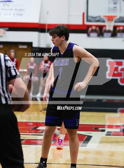 Thumbnail 1 in Franklin Community vs East Central (IHSAA 4A Section 14 Semifinal) photogallery.
