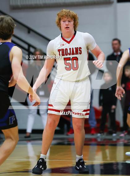 Thumbnail 3 in Franklin Community vs East Central (IHSAA 4A Section 14 Semifinal) photogallery.
