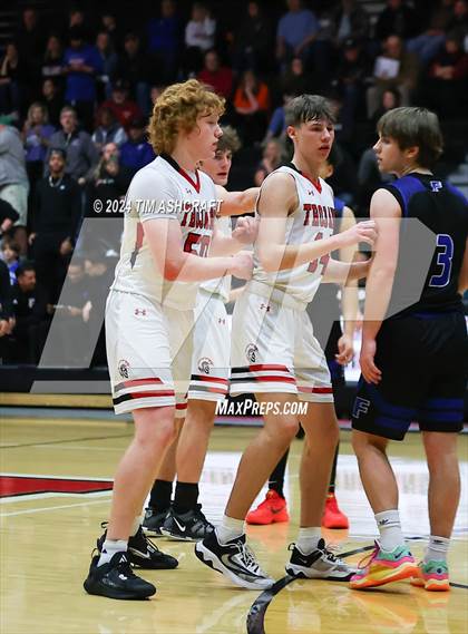 Thumbnail 3 in Franklin Community vs East Central (IHSAA 4A Section 14 Semifinal) photogallery.