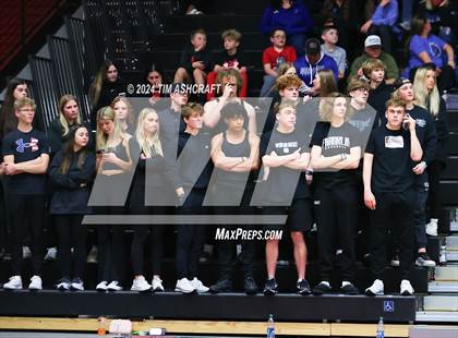 Thumbnail 2 in Franklin Community vs East Central (IHSAA 4A Section 14 Semifinal) photogallery.